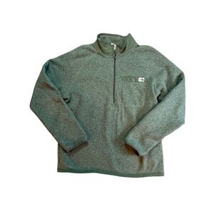 The North Face Men's Fleece Pullover Quarter Zip Green Size Large